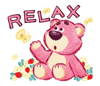 Sticker from lotso (lovely strawberries) @sheeslovess