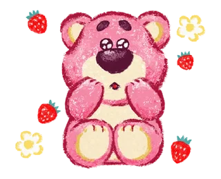 ⭐ emoji Lotso (Lovely Strawberries) @deazzle @cremium Telegram sticker 14 of 40