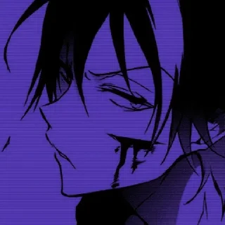 ⬛ emoji Depressed af By Darkness_004 Telegram sticker 14 of 120