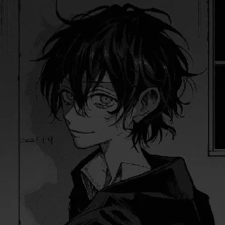 ⬛ emoji Depressed af By Darkness_004 Telegram sticker 5 of 120