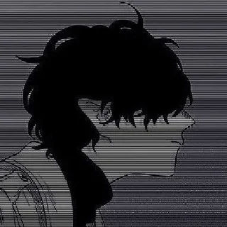 ⬛ emoji Depressed af By Darkness_004 Telegram sticker 15 of 120