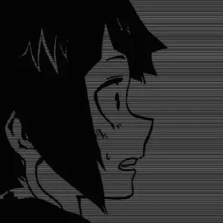 ⬛ emoji Depressed af By Darkness_004 Telegram sticker 7 of 120