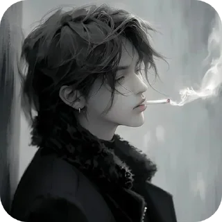🚬 emoji ♨️🇦‌ 🇰‌ 🍃⃤@black_words01 Telegram sticker 15 of 57