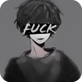 🖕 emoji ♨️🇦‌ 🇰‌ 🍃⃤@black_words01 Telegram sticker 3 of 57