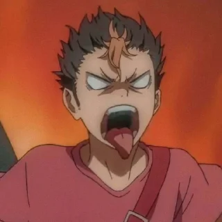 ⚡ emoji Nishinoya Yuu @SEXXIESTANGEL Telegram sticker 15 of 49