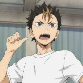 🐹 emoji Nishinoya Yuu by @anime_stickersidn Telegram sticker 11 of 98
