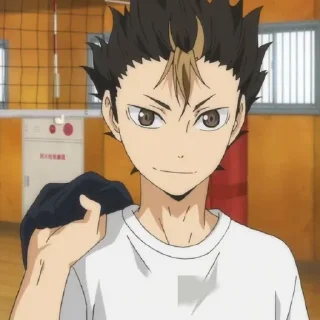 🐹 emoji Nishinoya Yuu by @anime_stickersidn Telegram sticker 7 of 98