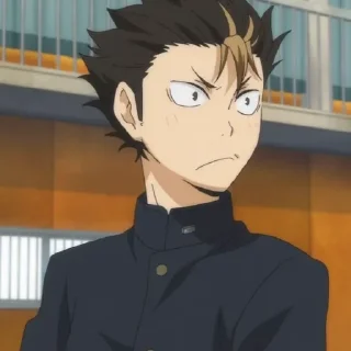 🐹 emoji Nishinoya Yuu by @anime_stickersidn Telegram sticker 20 of 98