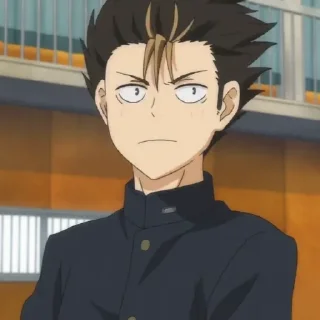 🐹 emoji Nishinoya Yuu by @anime_stickersidn Telegram sticker 17 of 98