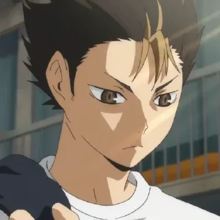 🐹 emoji Nishinoya Yuu by @anime_stickersidn Telegram sticker 18 of 98
