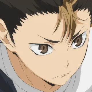 🐹 emoji Nishinoya Yuu by @anime_stickersidn Telegram sticker 12 of 98