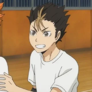 🐹 emoji Nishinoya Yuu by @anime_stickersidn Telegram sticker 24 of 98