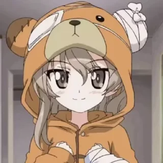 😃 emoji Anime girl..⚡ Telegram sticker 19 of 52