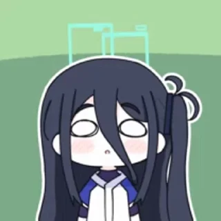 😝 emoji Anime girl..⚡ Telegram sticker 7 of 52