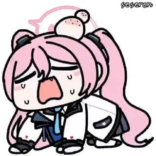 😭 emoji Anime girl..⚡ Telegram sticker 11 of 52