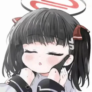 😘 emoji Anime girl..⚡ Telegram sticker 16 of 52