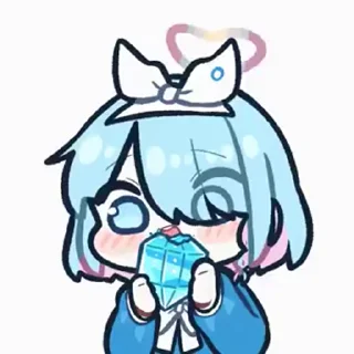 🤗 emoji Anime girl..⚡ Telegram sticker 5 of 52