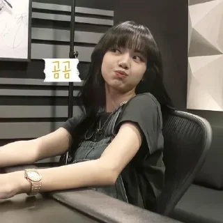 🖤 emoji BLACKPINK @KPOPTHEMABEE Telegram sticker 6 of 40