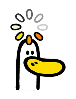 ⭐ emoji 日子還是要過鴨－陽光開朗每一天鴨 @kal_pc Telegram sticker 22 of 24