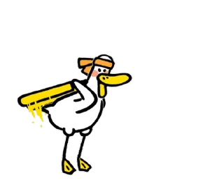 ⭐ emoji 日子還是要過鴨－陽光開朗每一天鴨 @kal_pc Telegram sticker 11 of 24
