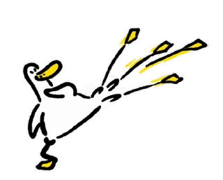 ⭐ emoji 日子還是要過鴨－陽光開朗每一天鴨 @kal_pc Telegram sticker 20 of 24