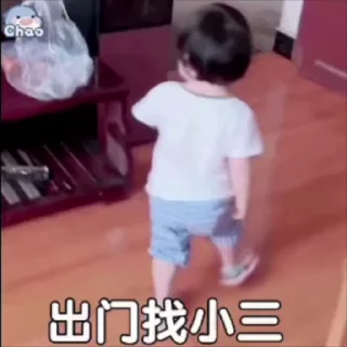 Sticker from 赚钱找小三