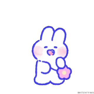 Sticker from @stickermaze | CuteBunny2.