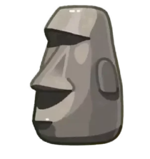 😙 emoji @stickermaze│@stickerXhub│MOAI Telegram sticker 19 of 54