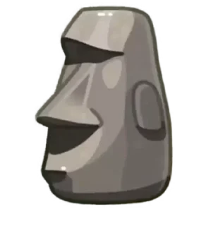 😘 emoji @stickermaze│@stickerXhub│MOAI Telegram sticker 20 of 54