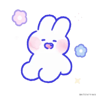 Sticker from @stickermaze | CuteBunny2.