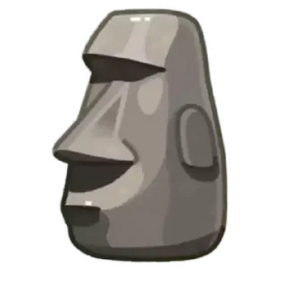 🤨 emoji @stickermaze│@stickerXhub│MOAI Telegram sticker 18 of 54