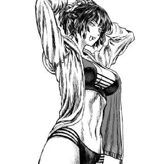 Sticker from Kisame's fubuki sticker pack (@Shinobu_robot) 2