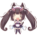 😨 emoji ネコぱら Telegram sticker 17 of 80