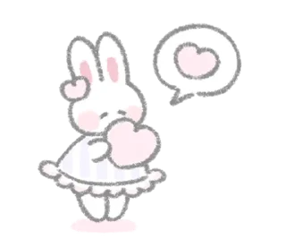 ⭐ emoji The fluffy bunny sticker35 @deazzle Telegram sticker 14 of 40
