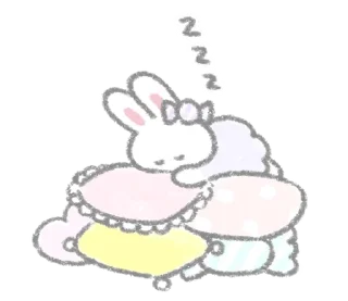 ⭐ emoji The fluffy bunny sticker35 @deazzle Telegram sticker 8 of 40