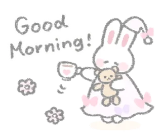 ⭐ emoji The fluffy bunny sticker35 @deazzle Telegram sticker 5 of 40