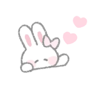 ⭐ emoji The fluffy bunny sticker35 @deazzle Telegram sticker 23 of 40
