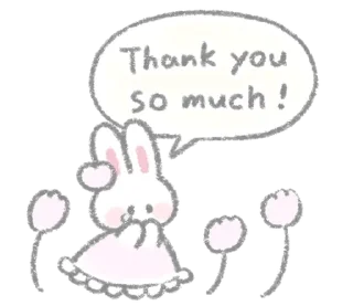 ⭐ emoji The fluffy bunny sticker35 @deazzle Telegram sticker 12 of 40