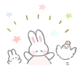 ⭐ emoji The fluffy bunny sticker35 @deazzle Telegram sticker 20 of 40
