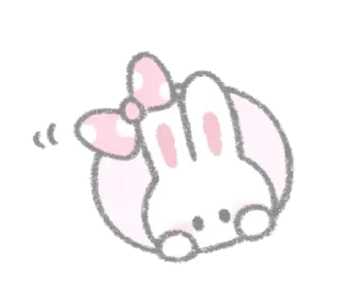 ⭐ emoji The fluffy bunny sticker35 @deazzle Telegram sticker 21 of 40