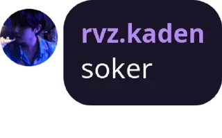 Sticker from kaden kasep