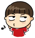 🎶 emoji Who cares. @tikelku Telegram sticker 24 of 41