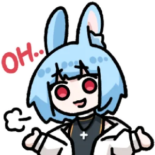 Sticker from B站 闪兔兔 @zhaxia_cn
