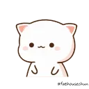 Sticker from 蜜桃貓1 @fathousechun