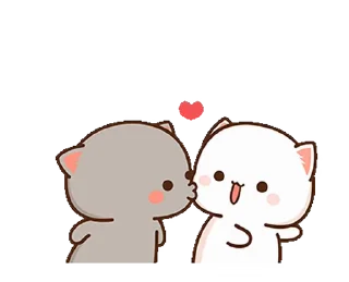 😐 emoji 蜜桃貓&灰灰 @RekcitsEnilbot Telegram sticker 1 of 24