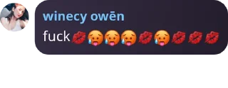 💋 emoji Kiw kiw — @stckrRobot Telegram sticker 13 of 40