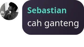 Sticker from Bastian ganteng