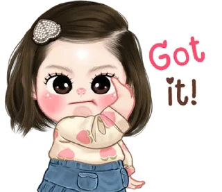 ⭐ emoji Lookpeach So cute (ENG) Telegram sticker 16 of 40