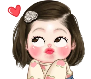 ⭐ emoji Lookpeach So cute (ENG) Telegram sticker 22 of 40