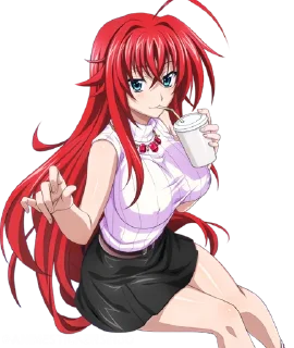Sticker from High School DxD ➜ @AnimeStickersIndo